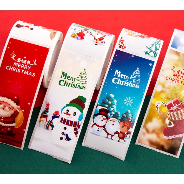 

100pcs Sticker label christmas, sitker natal