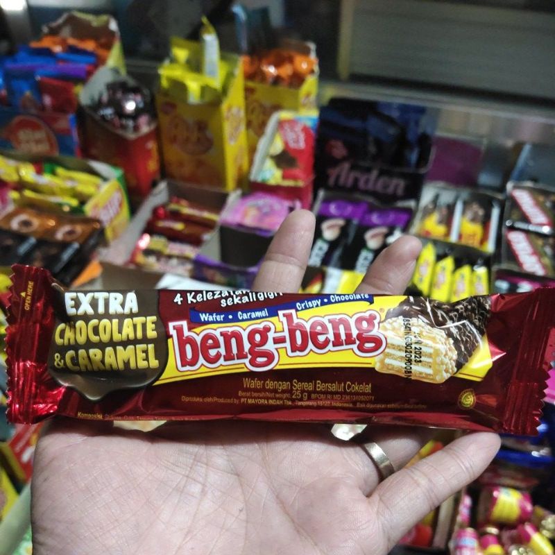 

beng beng wafer sereal bersalut cokelat 25gram