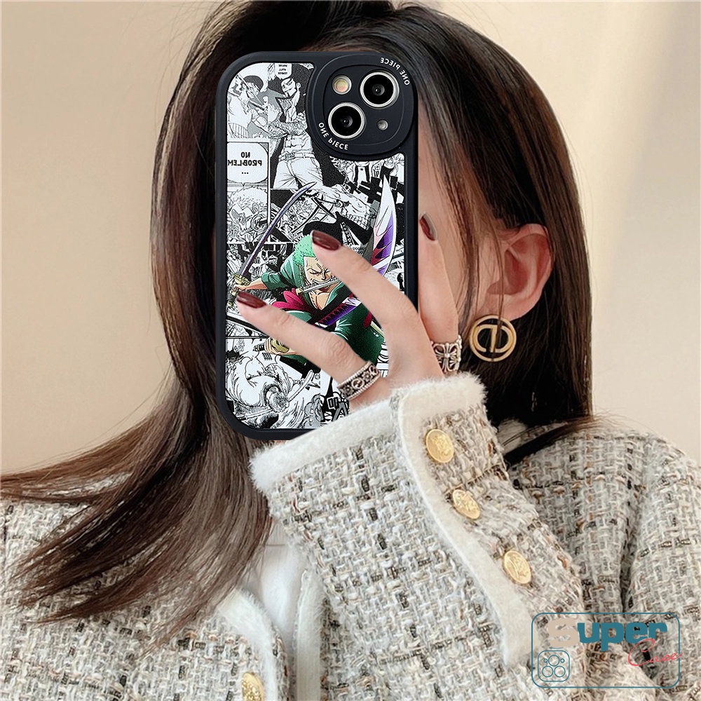 Case POCO F4 X3 NFC M3 Redmi 9A 12C A1 10 9T 9 10C 9C 10A Redmi Note10 10s 11s 8 9 9Pro 9s 10 8 11 Pro Plus Mi 12 11 Lite 11T Kartun Anime Luffy Sauron One Sarung TPU Lembut Piece