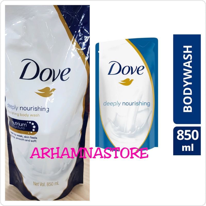 DOVE Deeply Nourishing Sabun Mandi Cair Refill 825ml