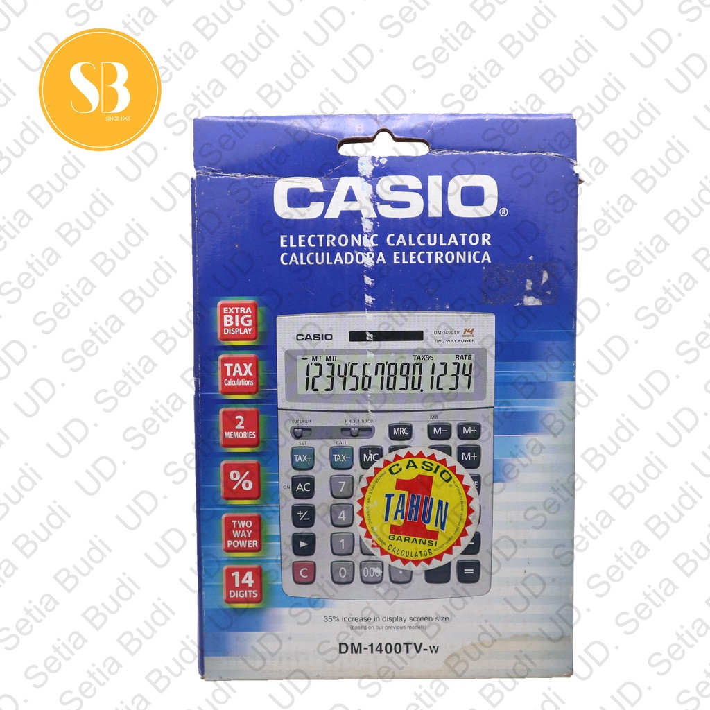 Kalkulator Desktop CASIO DM-1400TV