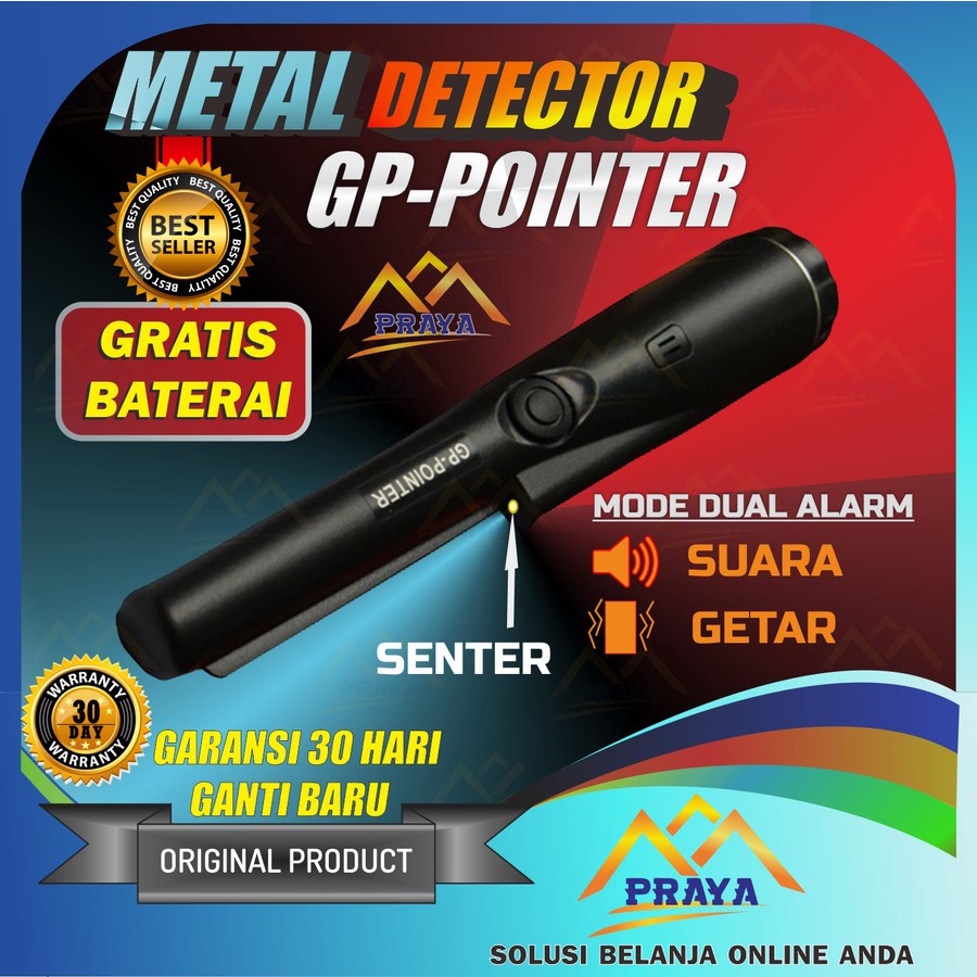 GP Pointer S Metal Detektor ( Alat Deteksi Logam Metal Emas Perak )