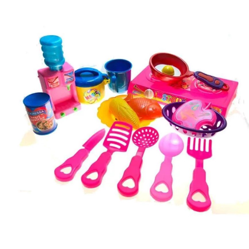 MAINAN MASAK SET KRANJANG  + PERALATAN MASAK WJS011