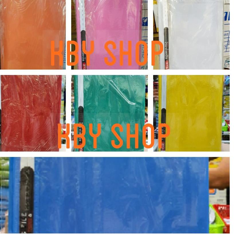 

Big Sale 12PC BUSINESS FILE FOLIO F4 Map Plastik Acco