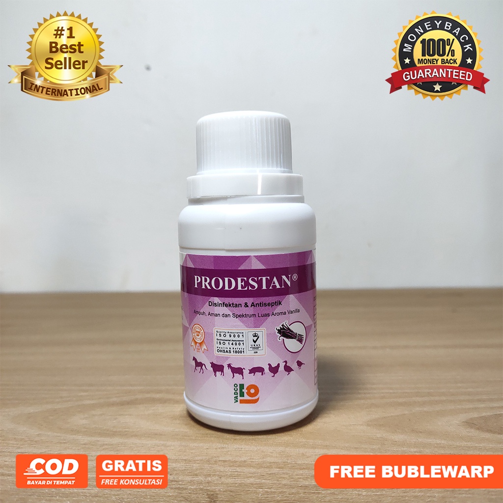 PRODESTAN 100ml - Desinfektan pmk - Desinfektan kandang Aroma Vanila Antiseptik Anti Virus Kuman Bakteri