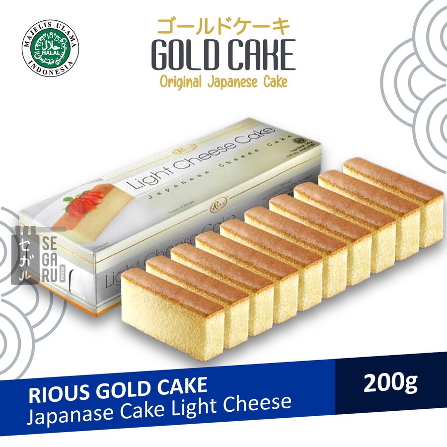 RIOUS Japanese Gold Cake 200 Gram