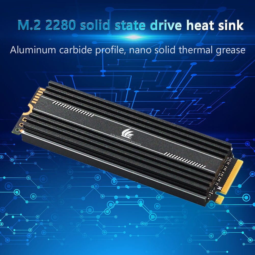 M.2 SSD NVMe Heatsink Cooler M2 2280 Solid State Disk Radiator Thermal