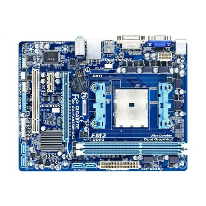 MOTHERBOARD GIGABYTE FM2 F2A55 DDR 3 MOBO AMD FM F2 A55 DDR3 F2A55M