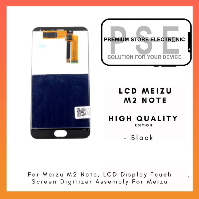 LCD Meizu M2 Note Original Fullset Touchscreen Garansi