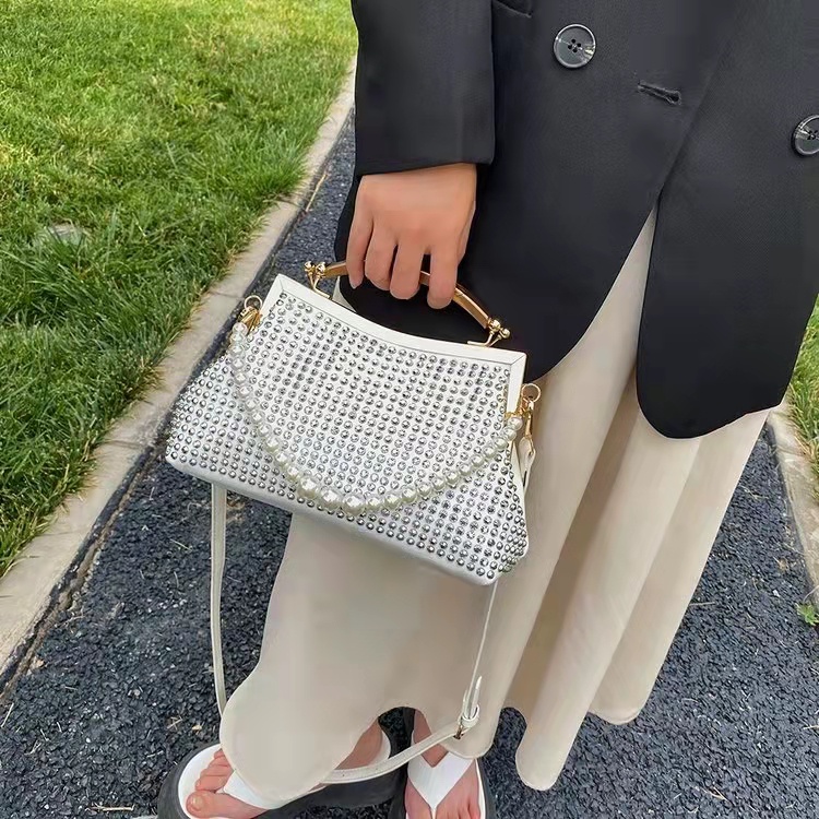 BQ 3539 RISCE TAS SELEMPANG PESTA ELEGANT BLING-BLING IMPORT WANITA CEWEK PEREMPUAN JAKARTA BATAM