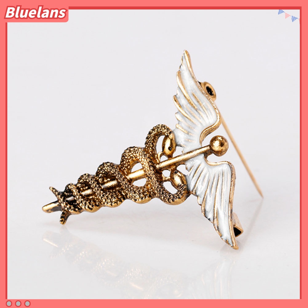Bluelans Retro Snake Wings Alloy Women Brooch Pin Sweater Coat Clothes Bag Ornament