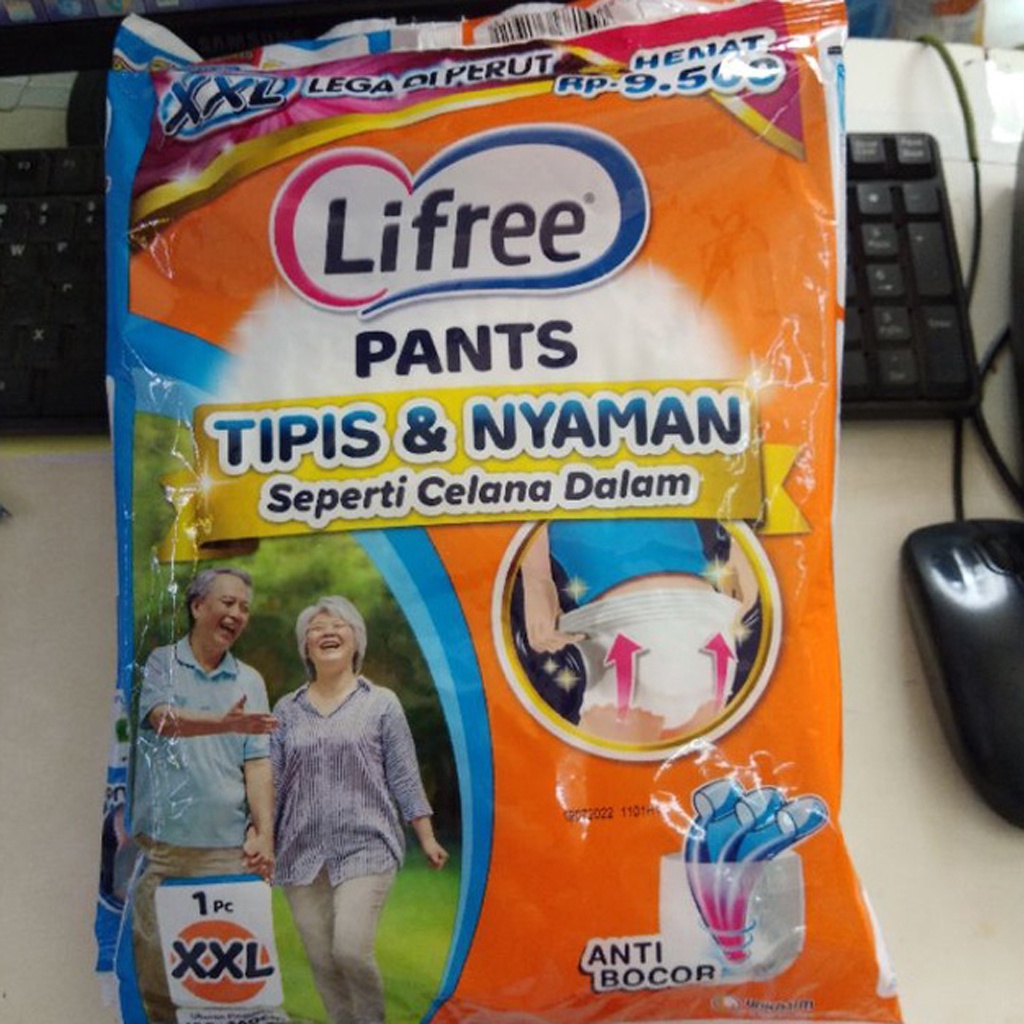 Lifree Pampers Pempers Pempes Popok Celana Dewasa Diaper XXL