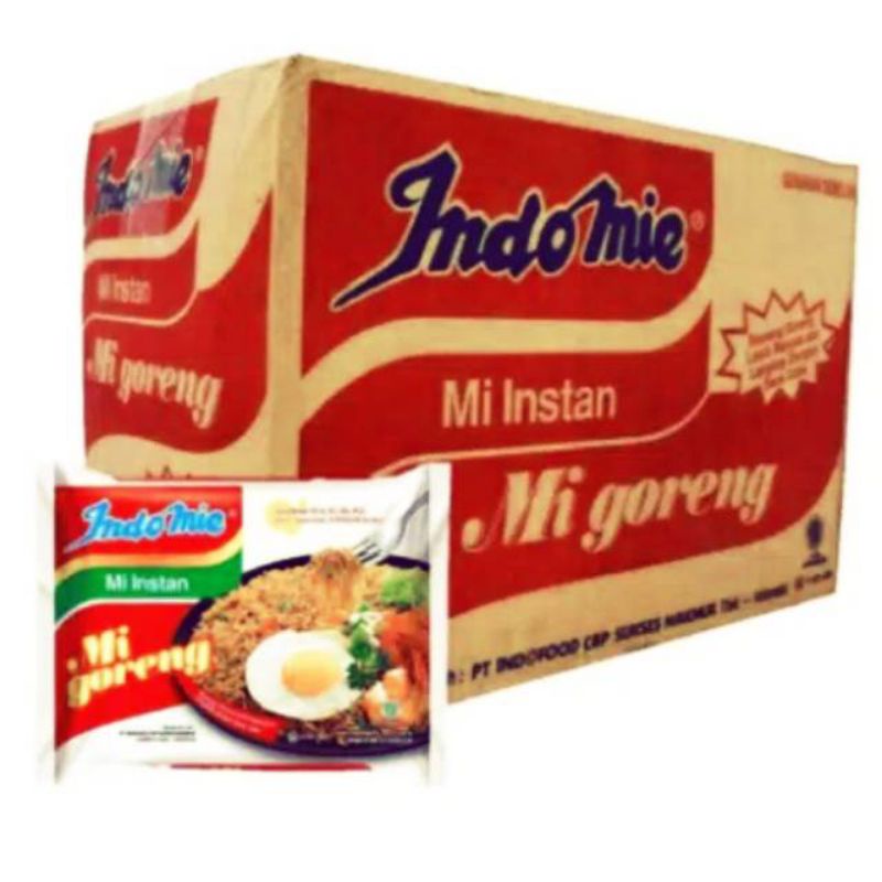 

Indomie Mie Goreng 80 gram 1 karton