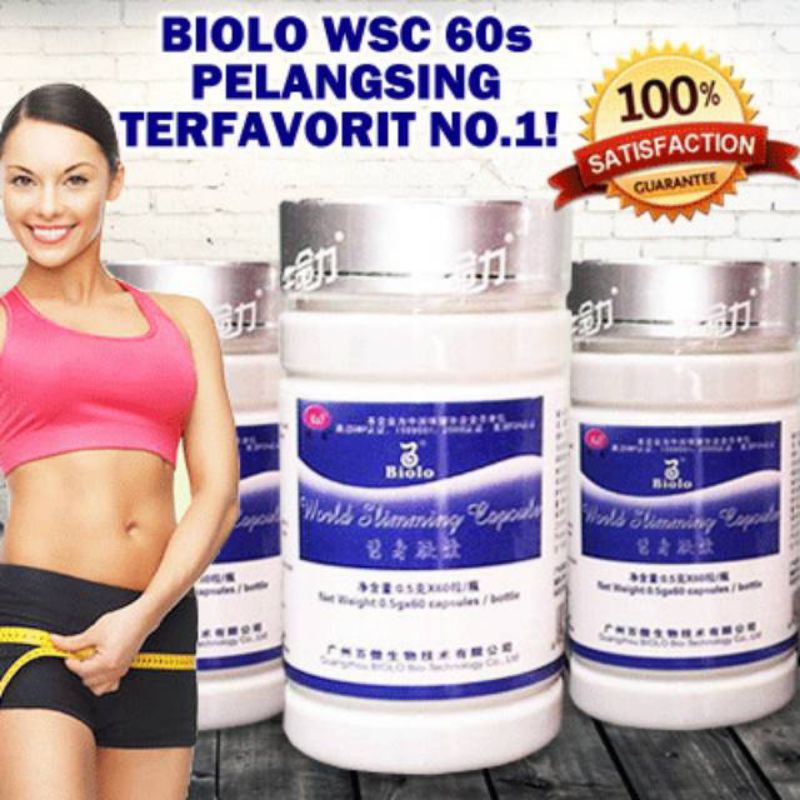 Biolo Wsc - Wsc Biolo Original - Biolo Obat Pelangsing Badan Tubuh Perut Alami Lemak Asli Slimetrix 