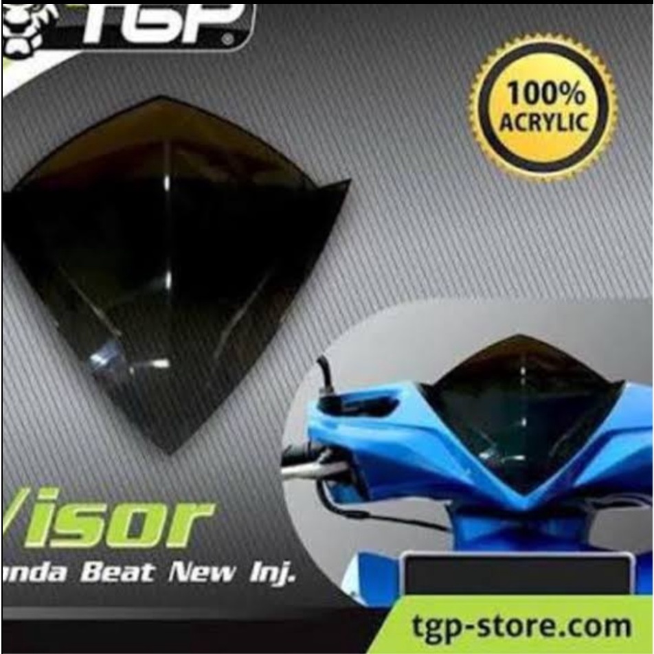 visor windshield honda beat 2014 Beat Injeksi tgp full black