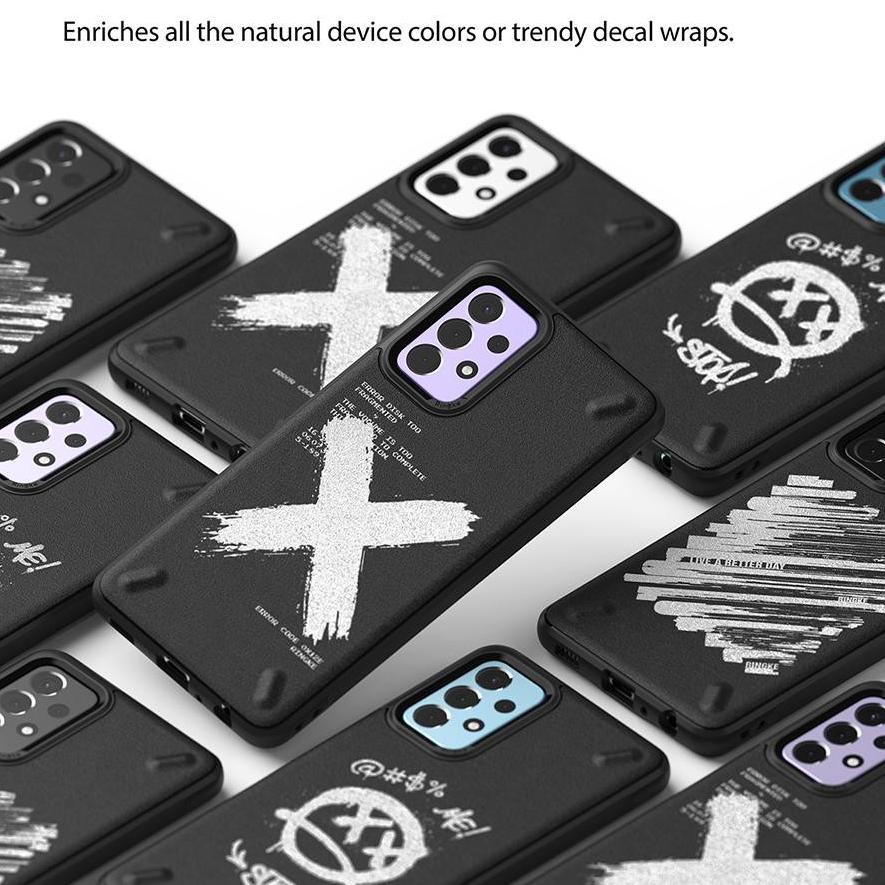 Hot Sale Rearth Samsung Galaxy A52 Fusion X Onyx Softcase Anti Crack Military Drop Hyrbrid Tough Arm