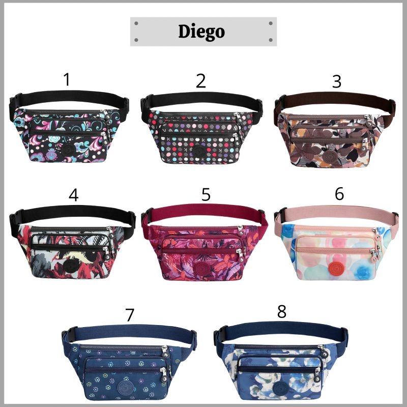 Tas pinggang fashion import yuesite diego waist bag