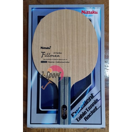 NITTAKU FILLMEA G-CARBON KAYU / BLADE MURAH KAYU / BLADE ORIGINAL