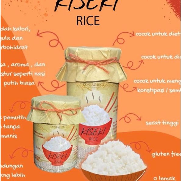 

Beras Shirataki Rendah Kalori Nasi Porang Konjac Rice