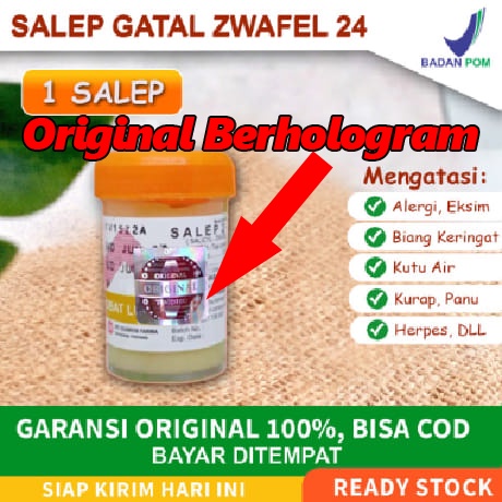 Original Salep Zwafel 24 Belerang Sulfur - Obat Salep Gatal Belerang - Obat Gatal Kulit Selangkangan