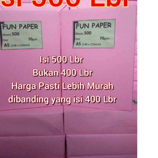 

SALE✅Kertas HVS A5 70 Gr (Putih) / Harga 1 Rim (500 Lembar)|SQ5