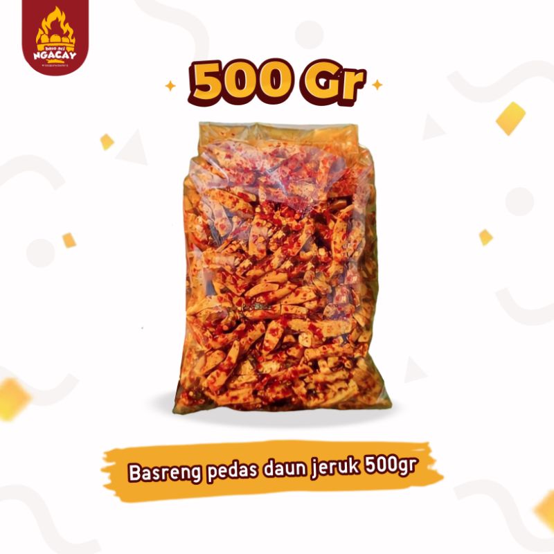 

Basreng pedas daun jeruk 500gram premium