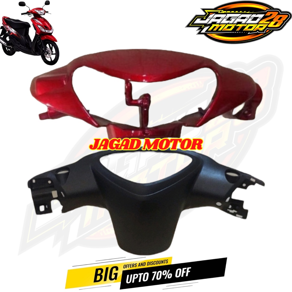 Batok Depan Belakang Yamaha Mio Smile Merah / Kepala Depan Belakang Yamaha Mio Smile Merah / Pala Depan Belakang Yamaha Mio Smile Merah / Batok Kepala Pala Lampu Depan Belakang Yamaha Mio Smile Merah