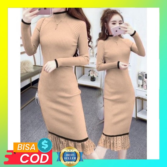 Midi Dress Hitam Putih Rayon Twill | Gamis Remaja | Midi Polos | Gamis Polos | Dress Wanita Dress Ra