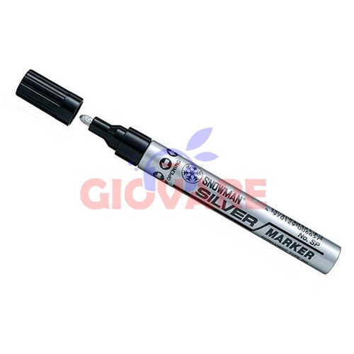 

SPIDOL SNOWMAN PAINT MARKER SILVER PERMANENT | SPIDOL SNOWMAN SP-12 SILVER MARKER