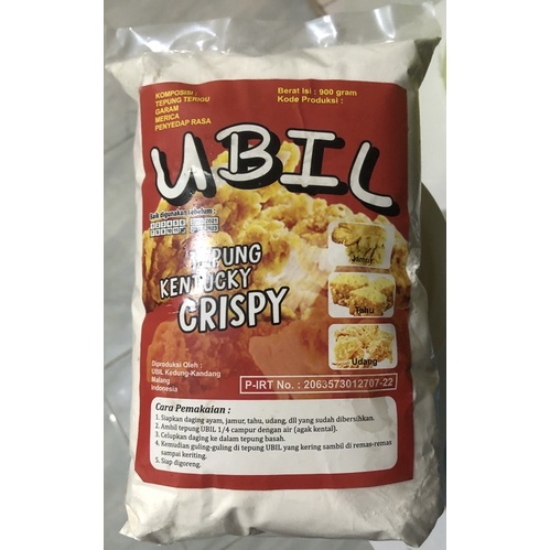 

Tepung Kentucky Crispy 'UBIL'