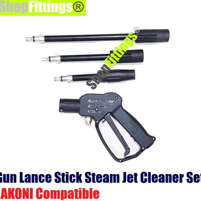 Gun Lance Stick Steam Jet Cleaner Extention Rod Washer Set For Lakoni