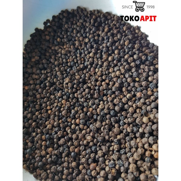 

LADA HITAM KALIMANTAN ISI 1 KG / BIJI LADA HITAM KALIMANTAN ASLI / BLACKPEPPER