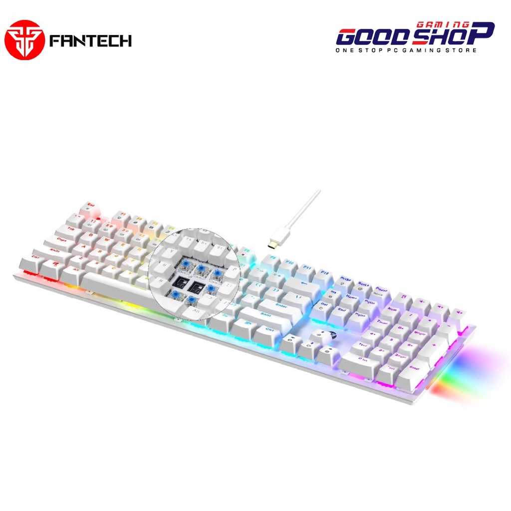 Fantech MAXFIT108 Hotswap RGB 5 pin Keyboard Gaming Mechanical MK855