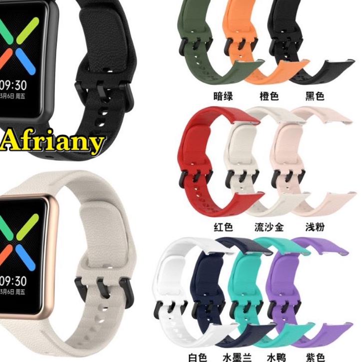 ✨Original✨ Strap Silicone Oppo Watch Free Silikon Silicon Tali Jam Tangan buruan