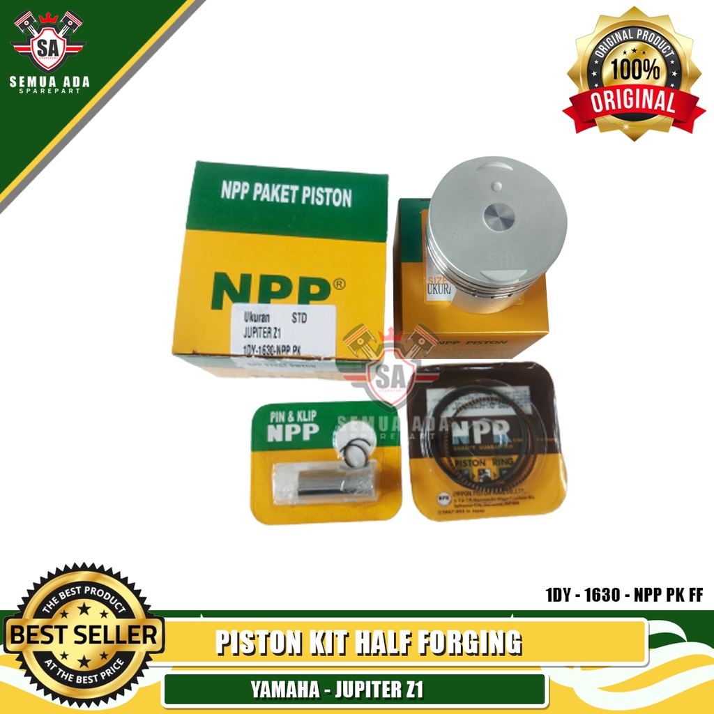 [ NPP ORIGINAL 100% ] PISTON KIT - PAKET SEHER NPP JUPITER Z1 OVERSIZE STD 25 50 75 100