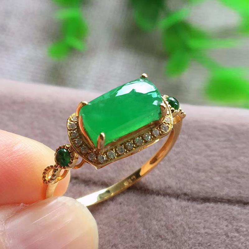 Cincin Model Terbuka Lapis Emas Dapat Disesuaikan Gaya Elegan Untuk Wanita