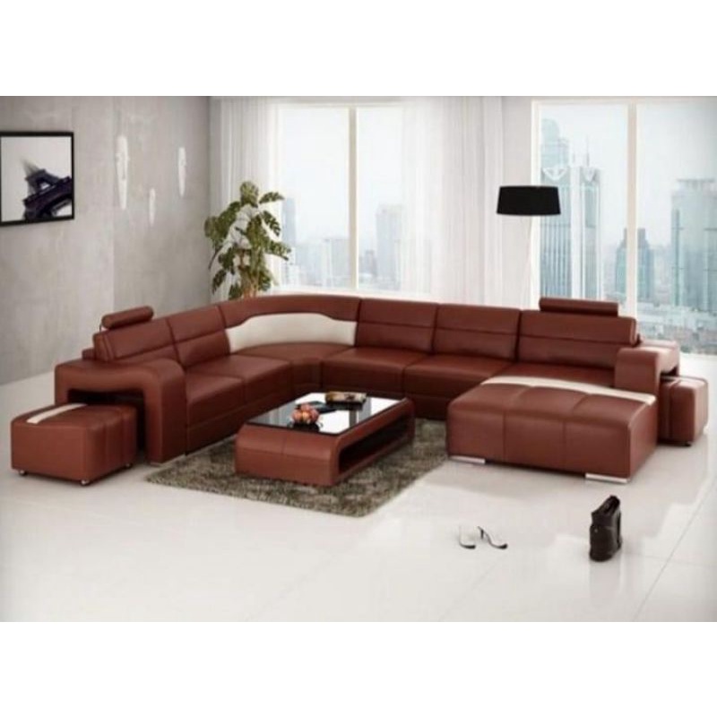 Sofa terbaru model kekinian ruang keluarga/ruang tamu Full COD