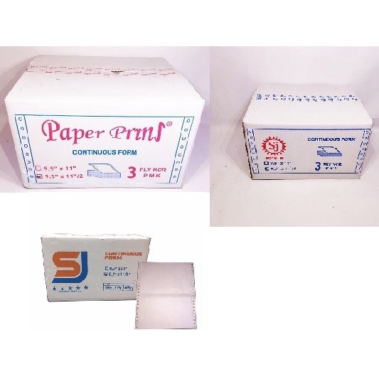 

Kertas Thermal Continuous Form 3 Ply 9.5X11.5 Kertas Ncr 91/2 X 11/2 Bagi 2 Rangkap 3