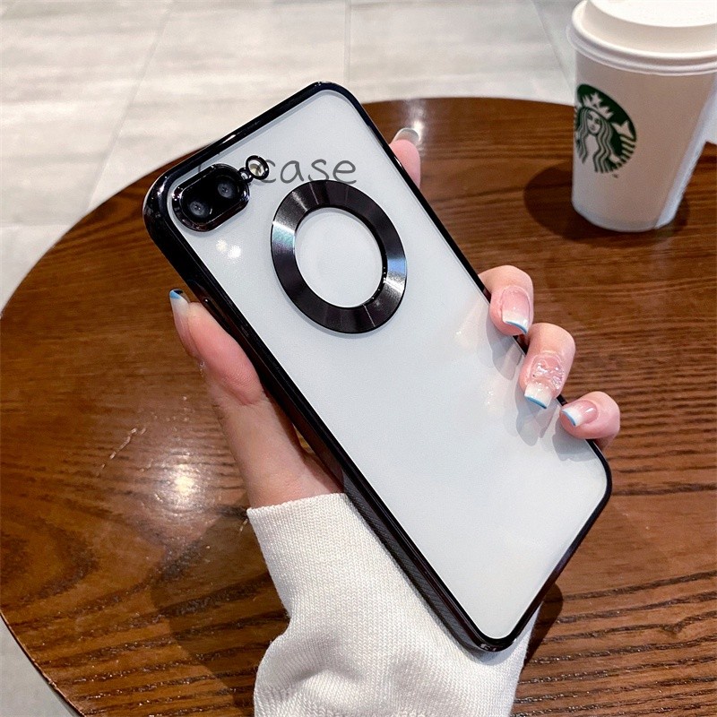 Soft case TPU Transparan 6D ultra Tipis Anti Jatuh Cover Iphone 7 8 plus x xr xs max 7