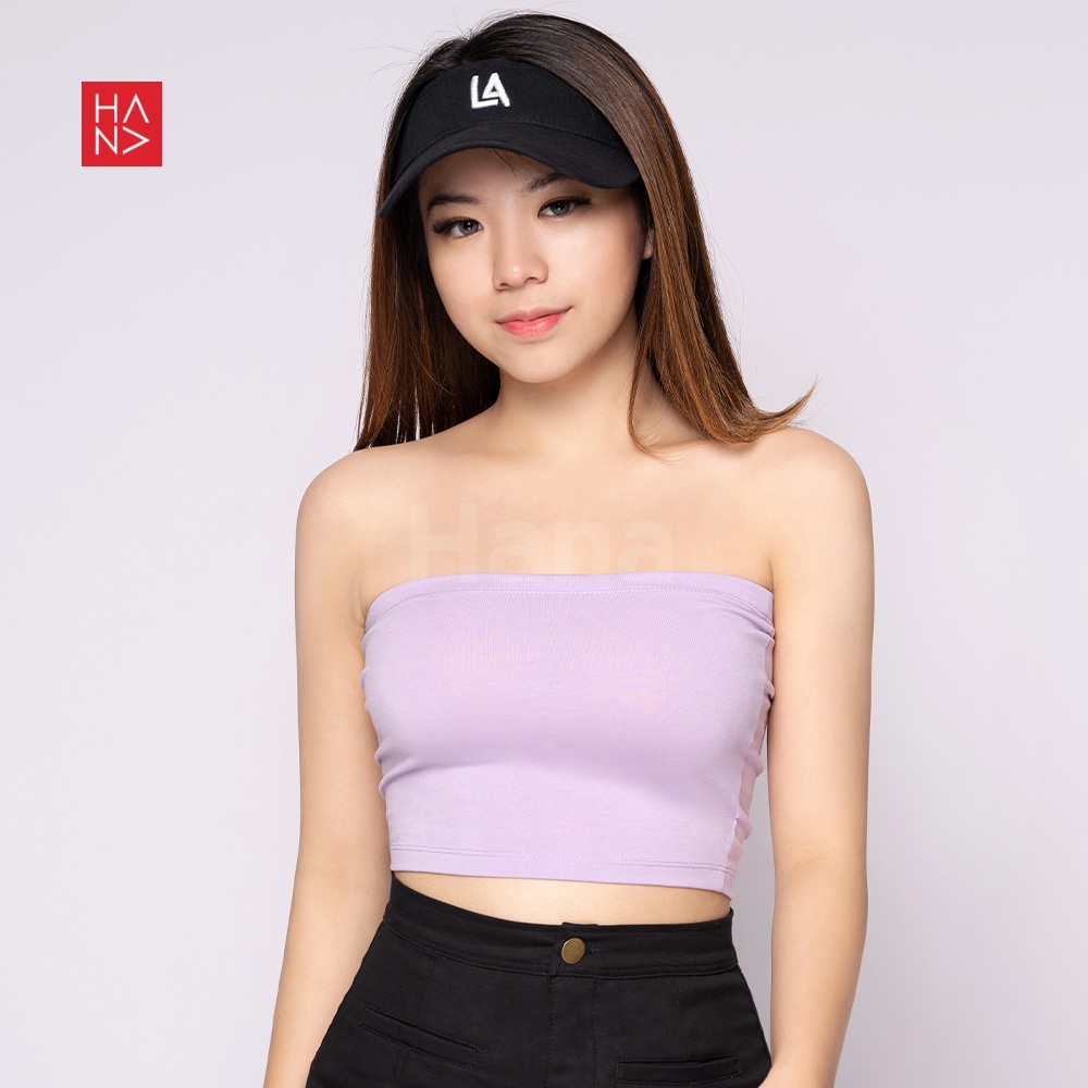 HanaFashion JKT- Calista Tube Crop Top Kemben Pendek Wanita - TT068