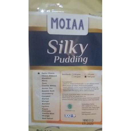

ORIGINAL MURAH PUDDING MOIAA 1 KG
