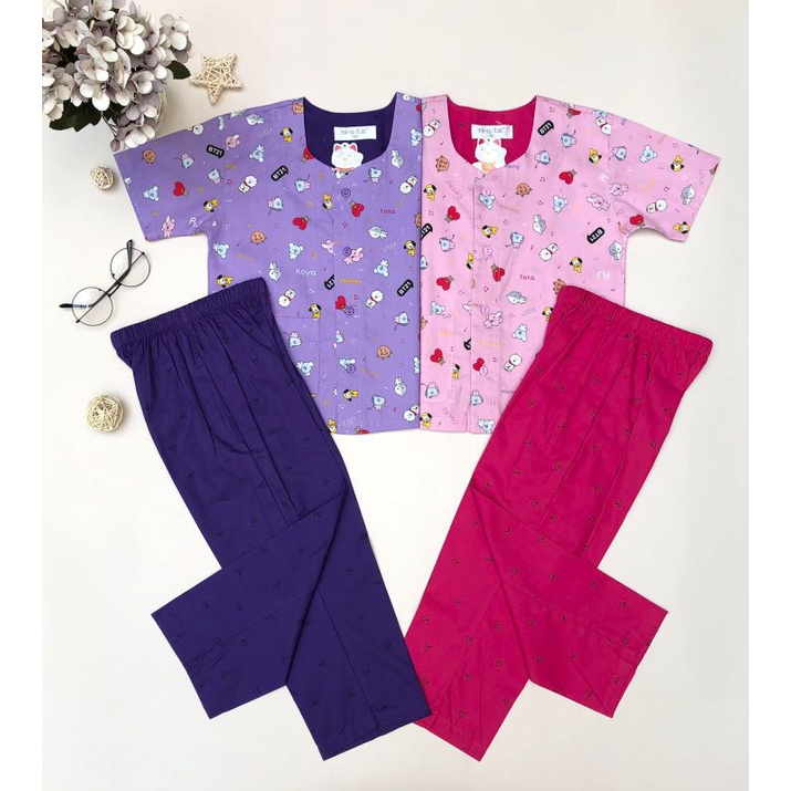 PIYAMA NIQTA BTS / PIYAMA ANAK / PIYAMA DEWASA / PIYAMA NIQTA