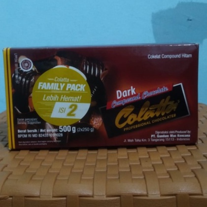 Coklat Batang Colatta Dark DUO 2x250 g