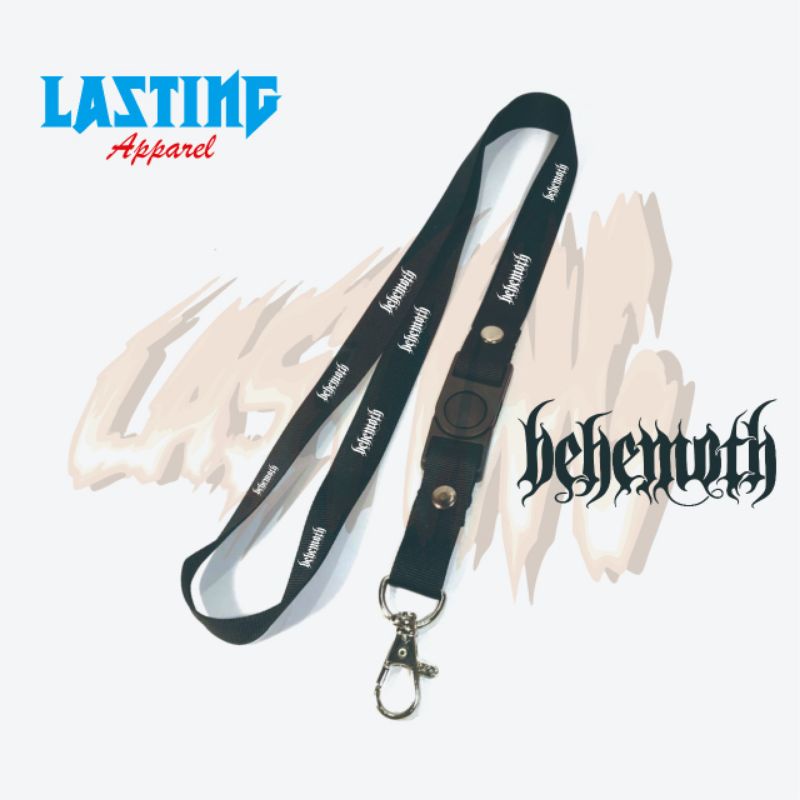 

Lanyard BEHEMOTH / DISTRO / KARTUN GANTUNGAN KUNCI/GANTUNGAN ID CARD/GANTUNGAN POD Best seller / Bisa COD