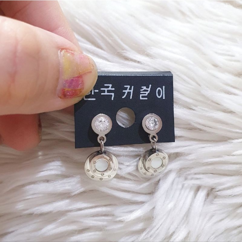 Anting Titanium asli Premium Quality Anti karat anti alergi Earring Stainless steel Premium Quality