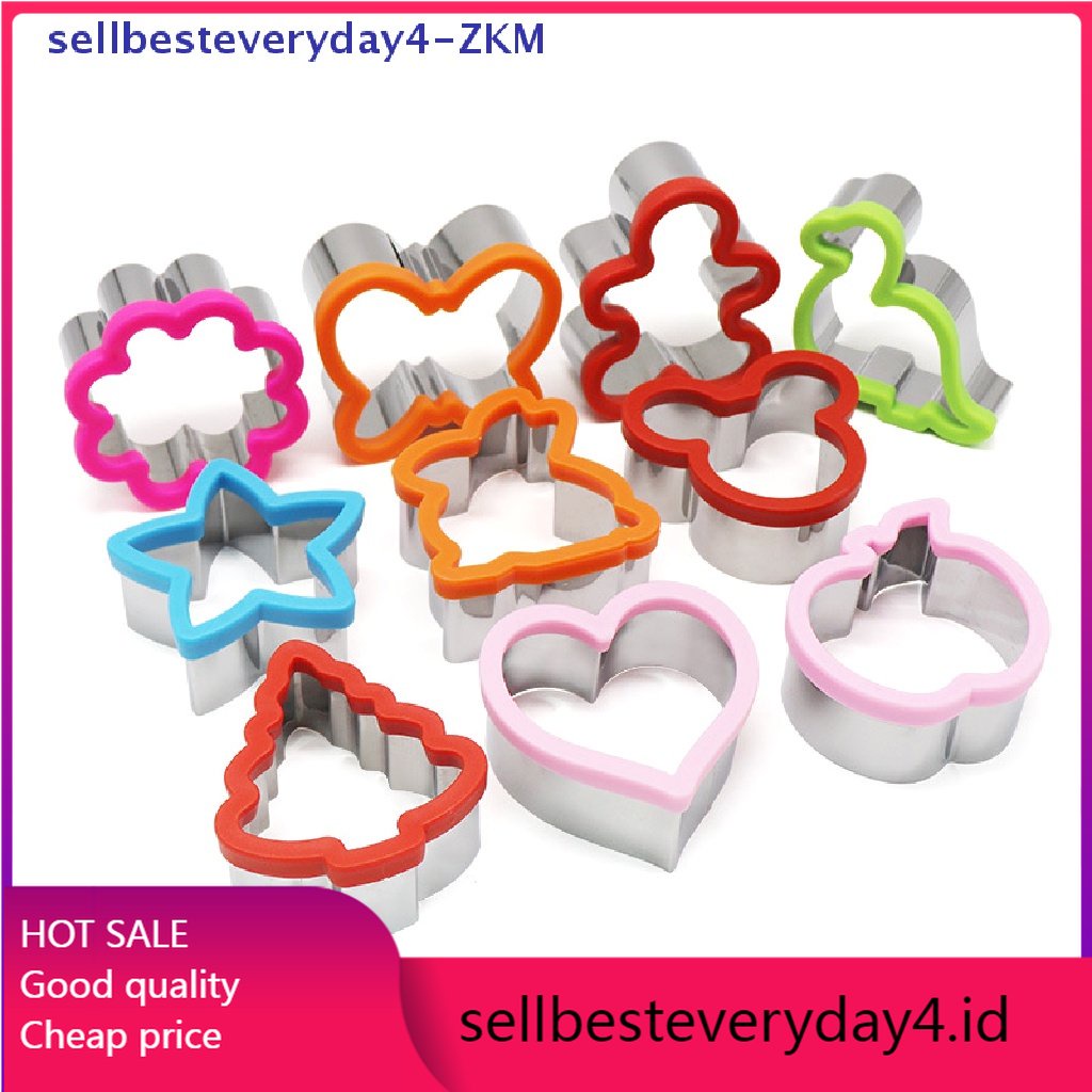 1 Pc / Set Cetakan Pemotong Roti Sandwich Bentuk Hewan Dinosaurus Butterfly Heart Bahan Stainless Steel Untuk Anak