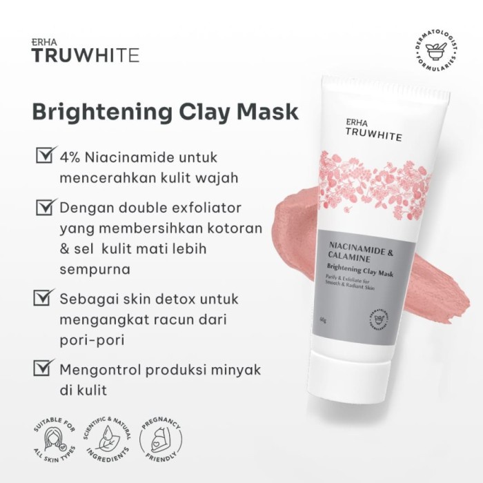 ERHA Truwhite Brightening Clay Mask 60gr