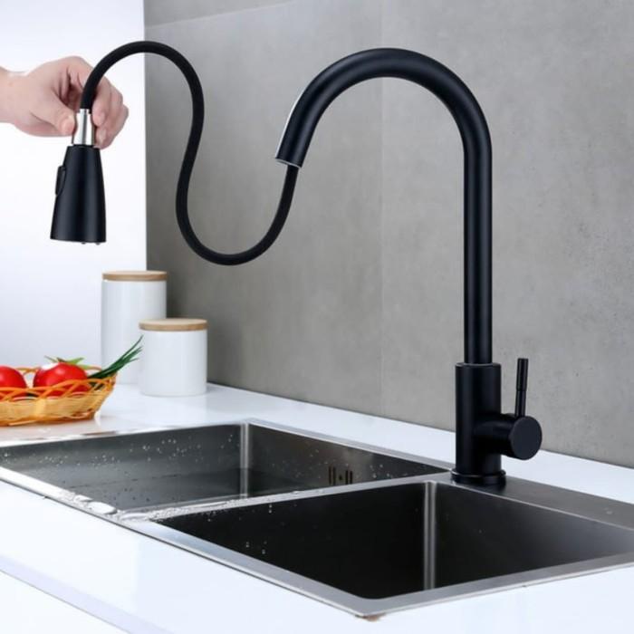 Kitchen Sink VALPRA 8245 Black / Bak Cuci Piring Hitam 2 Lubang