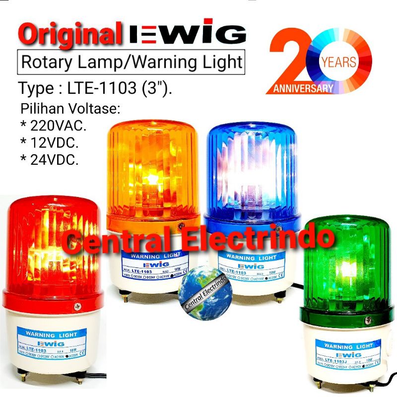 Lampu Menara/Hias/Plang Toko LTE-1103 (3in) EWIG.