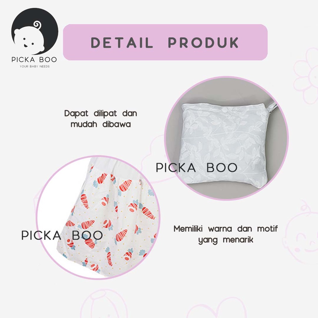 PICKA BOO Apron Cover Asi Menyusui Menutup 360 Derajat